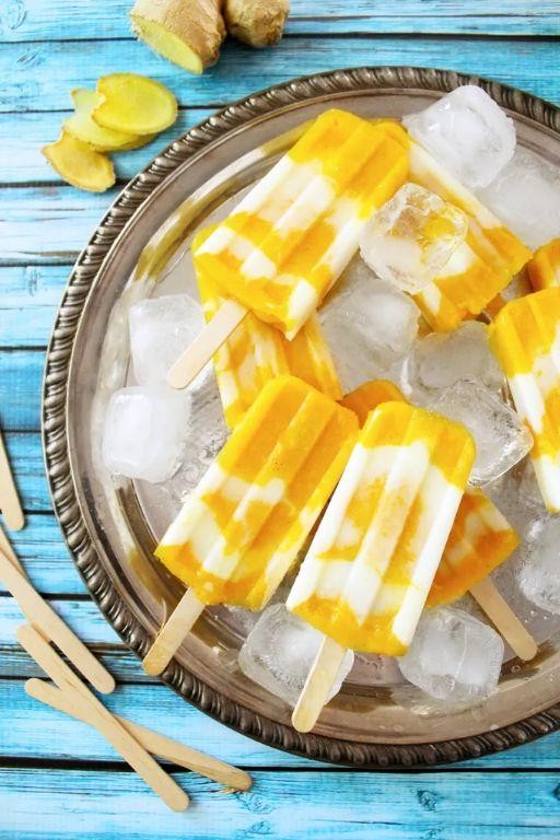 Ginger Mango Lassi with a Spicy Kick
