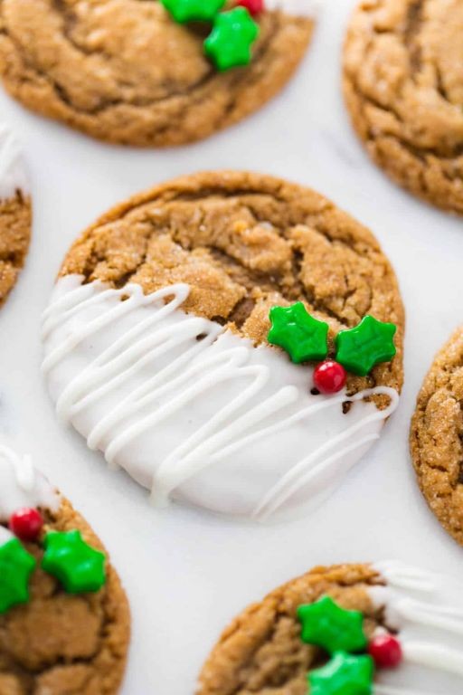 Ginger Molasses Cookies for the Holidays