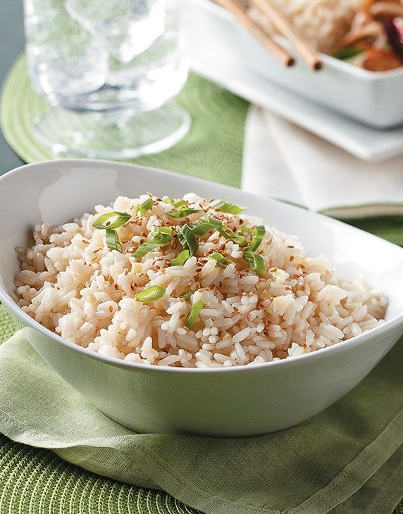 Ginger and Sesame Steamed Rice