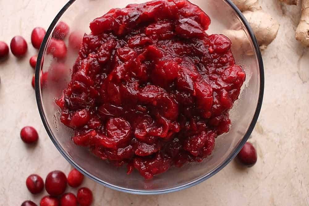 Gingerbread Cranberry Relish
