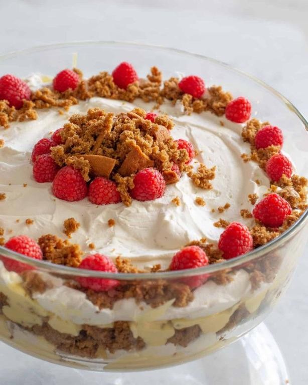 Gingerbread and Eggnog Trifle