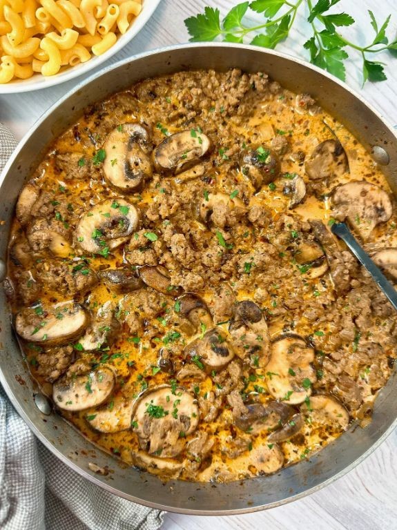 Gluten Free Beef and Mushroom Skillet