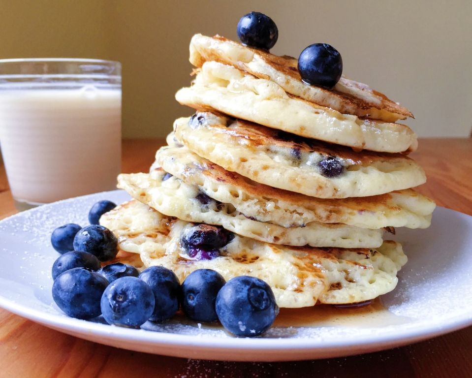 Gluten-Free Blueberry Pancakes
