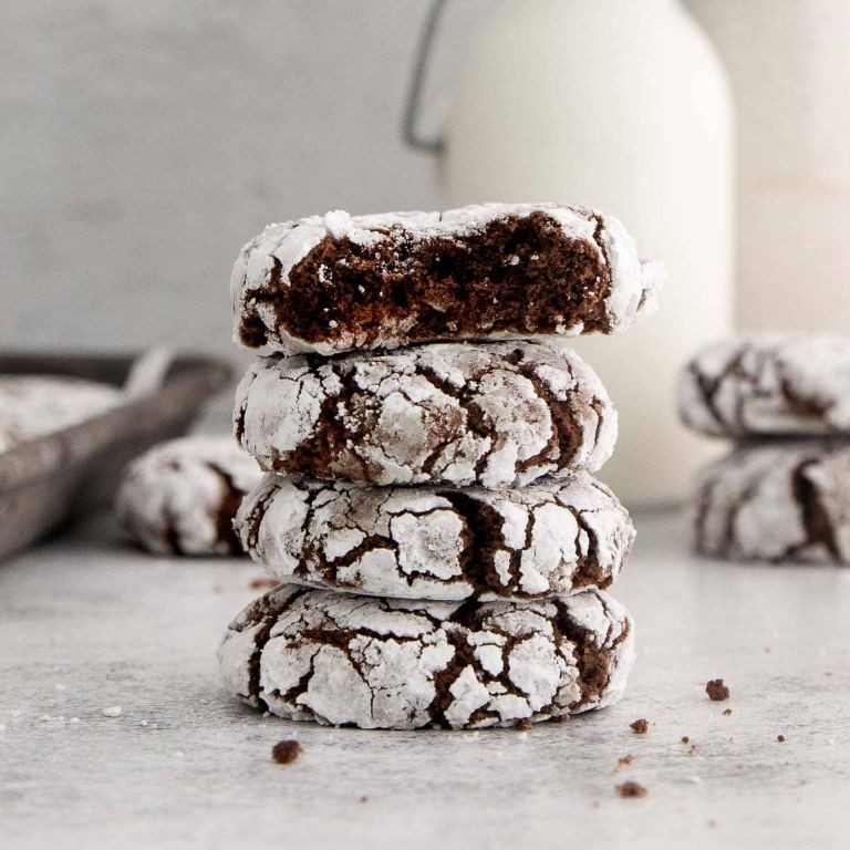 Gluten-Free Chocolate Crinkle Cookies