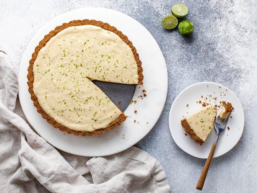 Gluten-Free Key Lime Pie with Almond Flour Crust