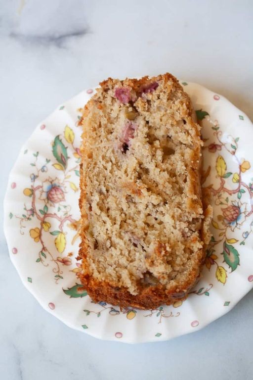 Gluten-Free Rhubarb Bread with Almond Flour