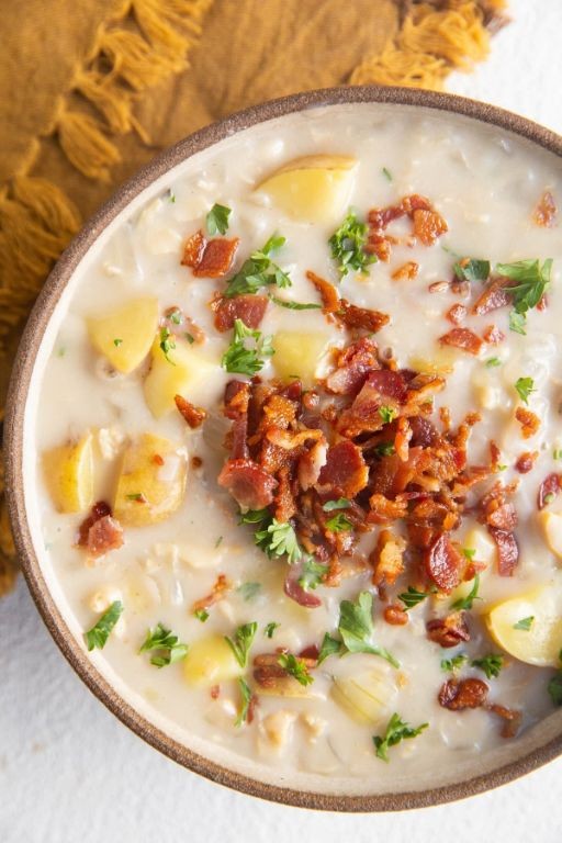 Gluten-Free Seafood Chowder with Coconut Milk
