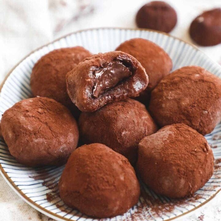 Glutinous Rice Flour Chocolate Truffles