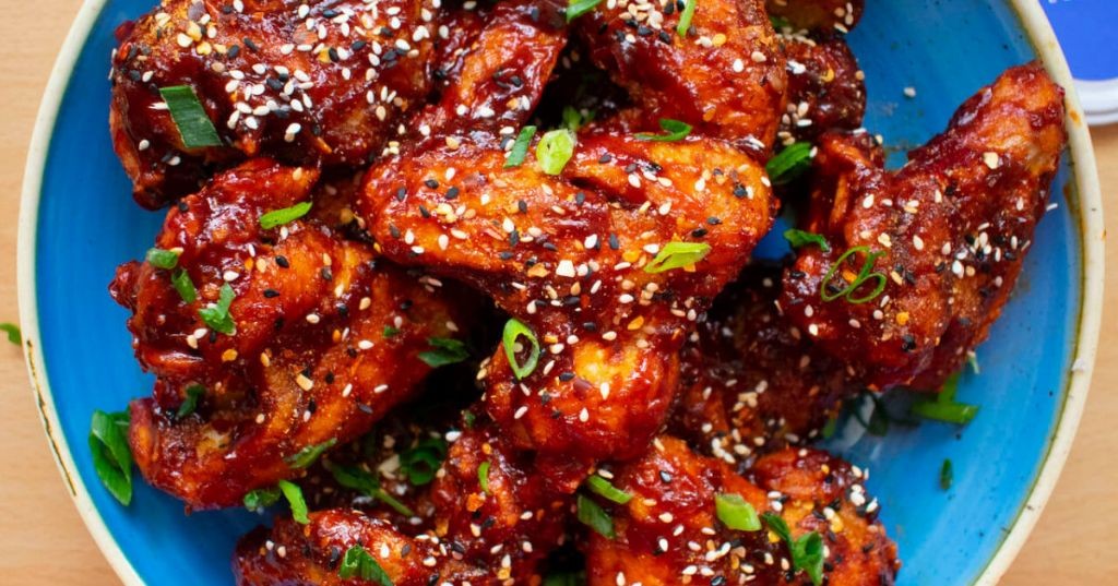 Gochujang Glazed Chicken Wings