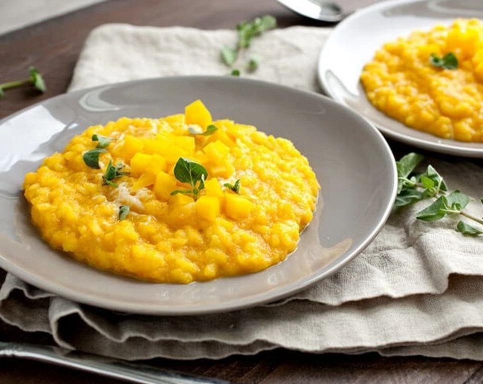 Golden Beet Risotto with Parmesan