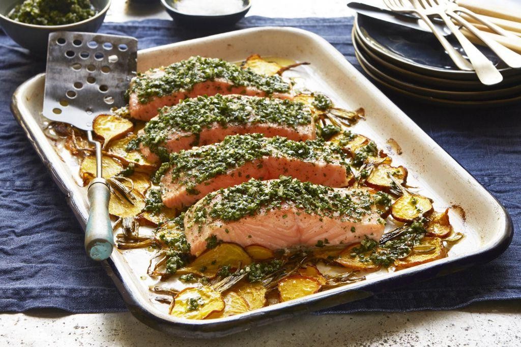 Golden Beet and Balsamic Glazed Salmon