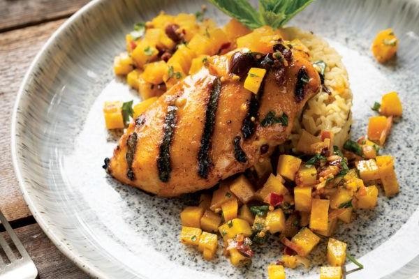 Golden Beet and Orange Glazed Chicken