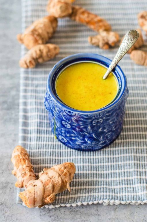 Golden Milk with Fresh Ginger