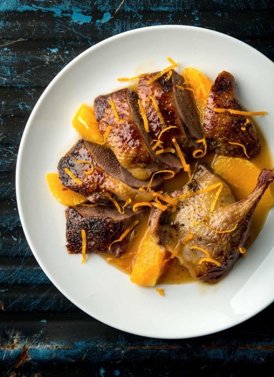 Grand Marnier Roasted Duck