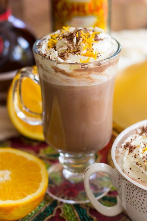Grand Marnier Spiked Hot Chocolate
