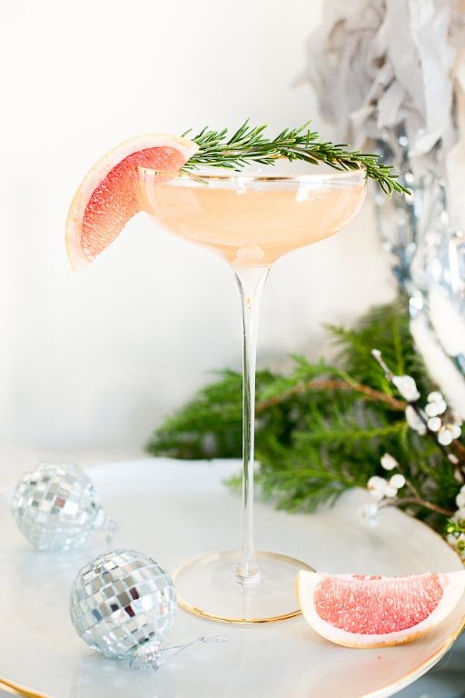 Grapefruit Rosemary Sparkler