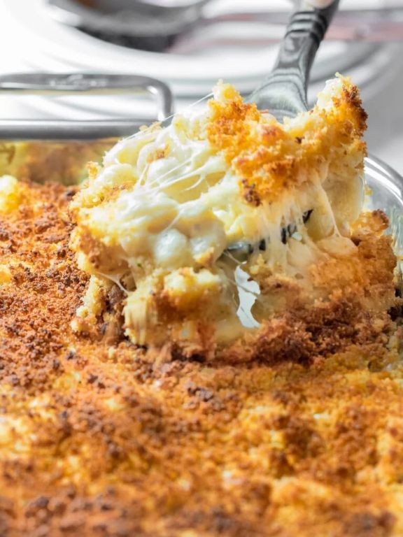 Graveyard Mac and Cheese with Crumb Topping