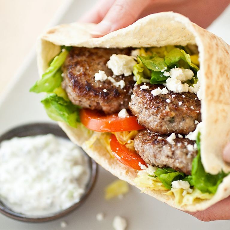 Greek Gyro-Style Sandwich