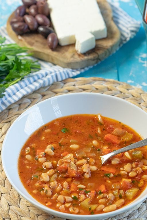 Greek Lenten Fasolada (White Bean Soup)