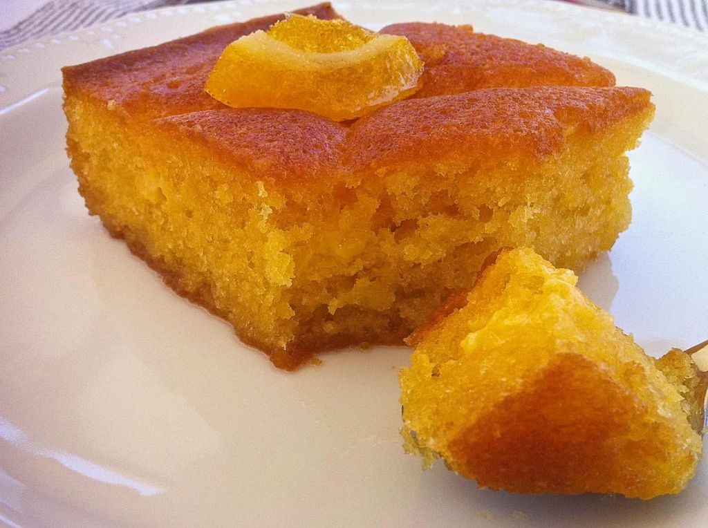 Greek Orange Cake with Syrup