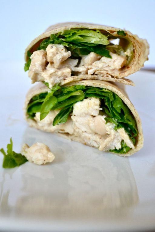 Greek Yogurt Chicken Caesar Wrap
