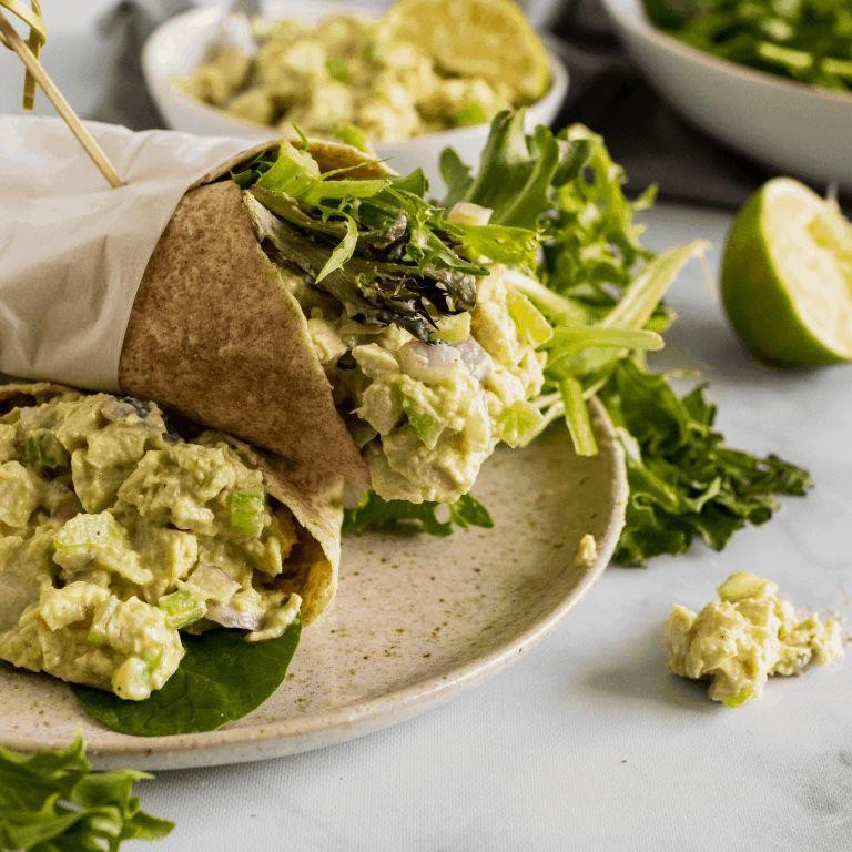 Greek Yogurt Chicken Salad Wrap