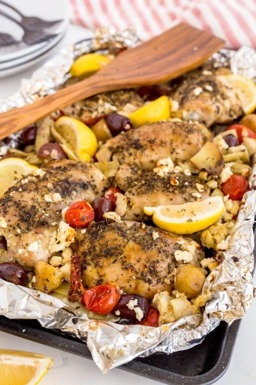 Greek Yogurt Marinated Chicken Foil Pack