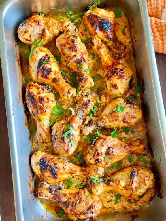 Greek Yogurt Marinated Chicken Legs