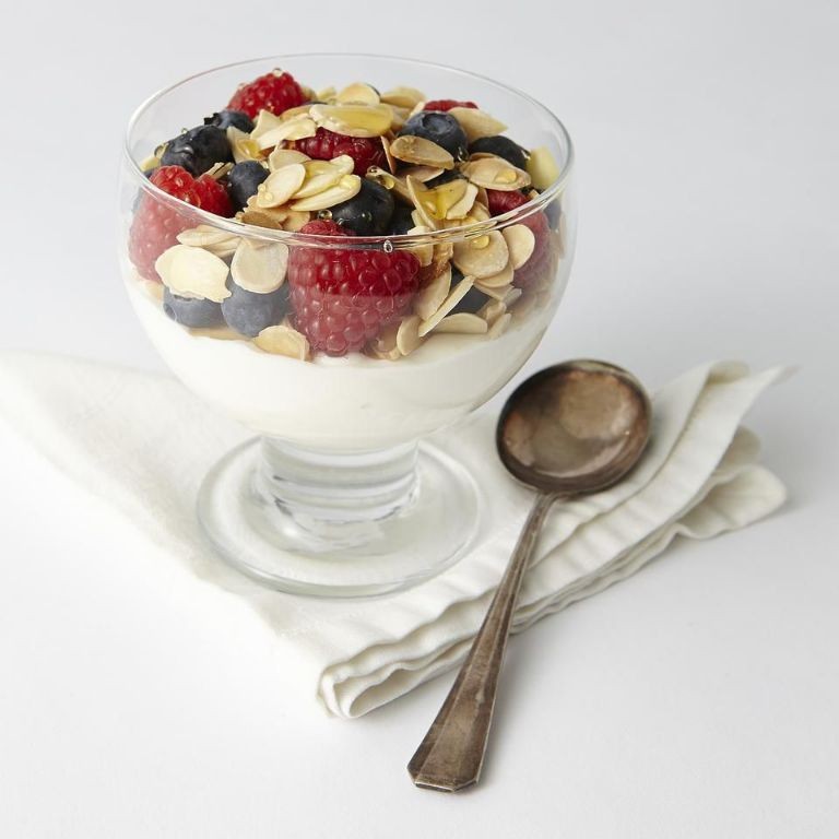 Greek Yogurt Parfait with Berries and Nuts