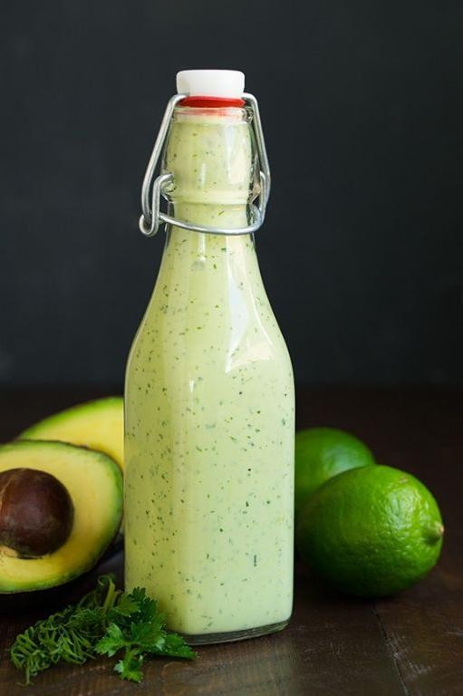 Greek Yogurt and Avocado Dressing