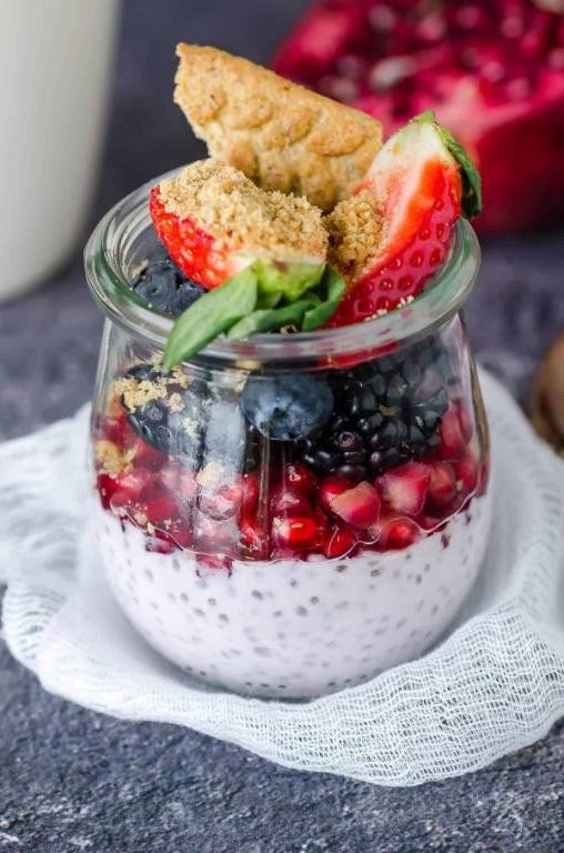 Greek Yogurt and Chia Seed Pudding