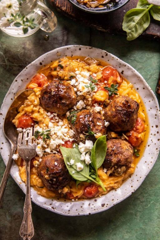Greek-Style Crock Pot Meatballs