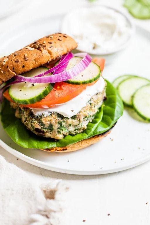 Greek-Style Turkey Burgers