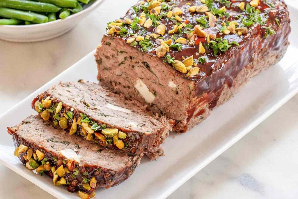 Greek-Style Venison Meat Loaf with Feta and Olives