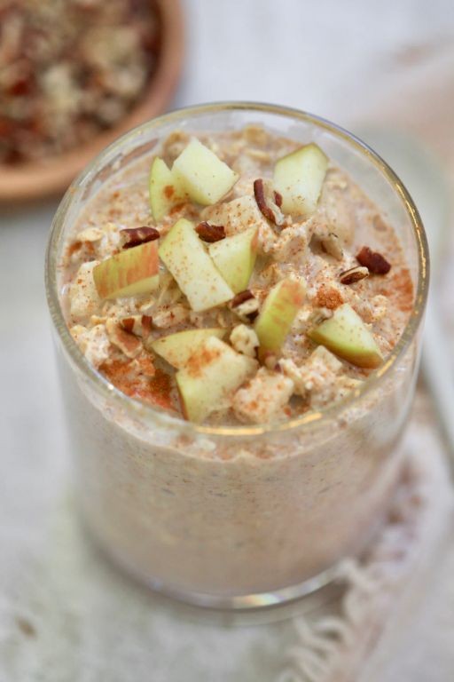 Green Apple and Cinnamon Overnight Oats