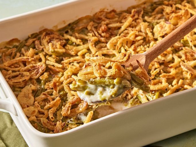 Green Bean Casserole with Canned Mushrooms