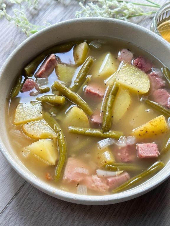Green Bean and Ham Hock Soup