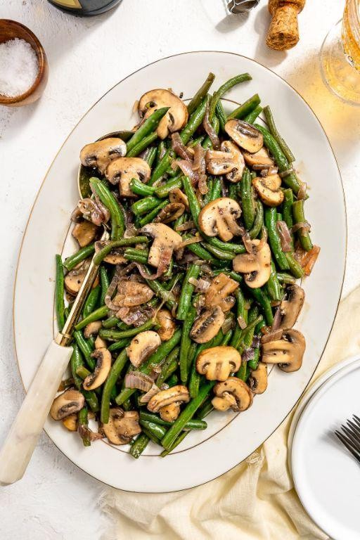 Green Bean and Mushroom Medley