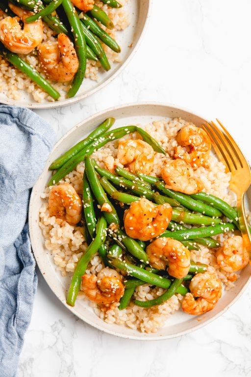 Green Bean and Shrimp Stir-Fry