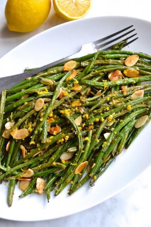 Green Beans with Almonds and Lemon