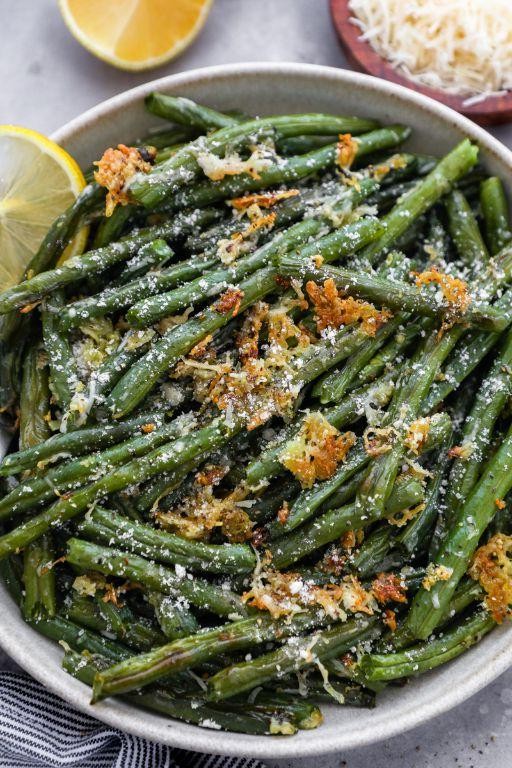 Green Beans with Garlic and Parmesan