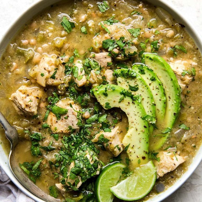 Green Chile Chicken Soup