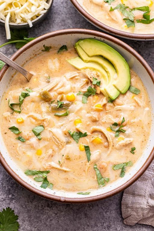 Green Chile and Chicken Taco Soup