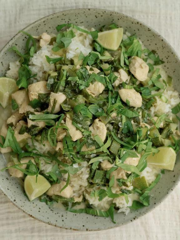 Green Fig and Coconut Curry