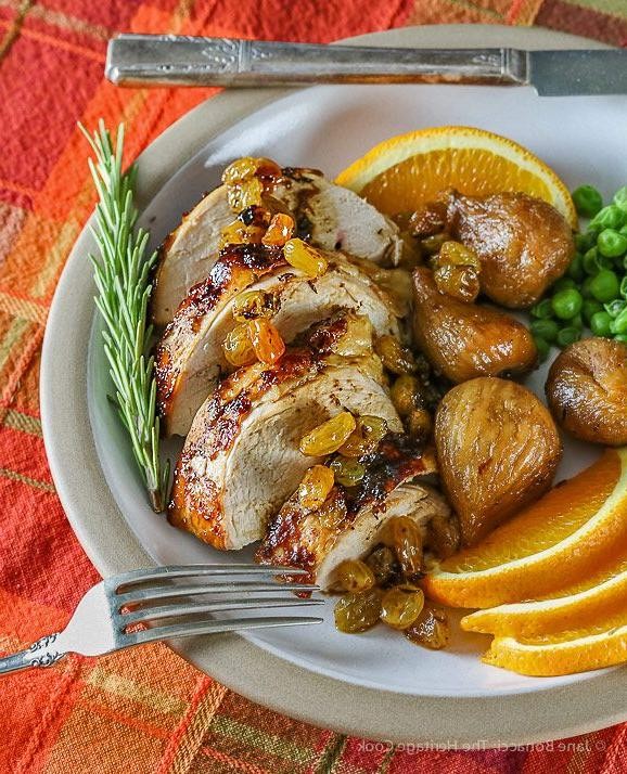 Green Fig and Ginger Glazed Chicken