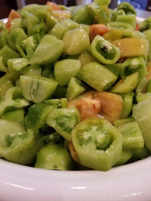 Green Tomato Kimchi
