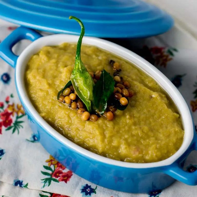 Green Tomato Pachadi with Yogurt