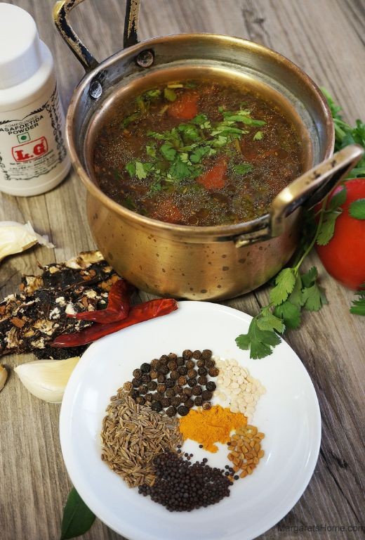 Green Tomato Rasam with Tamarind