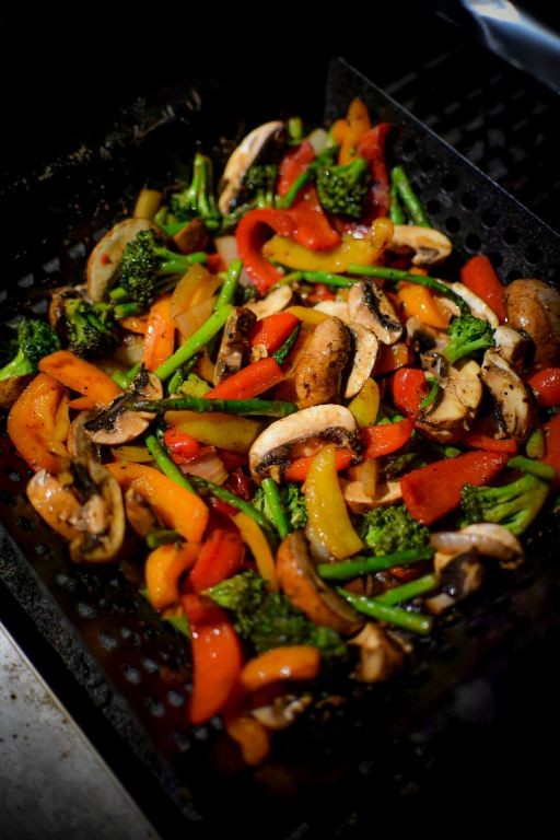 Griddled Teriyaki Veggie Stir-Fry