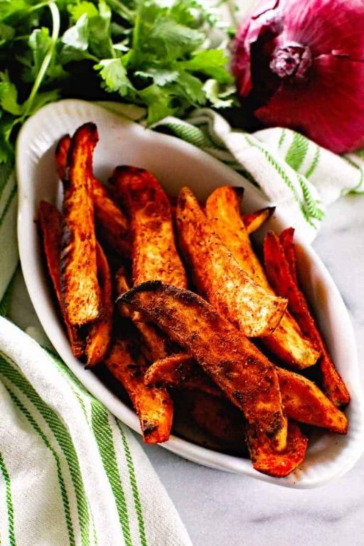 Grill Pan Sweet Potato Wedges